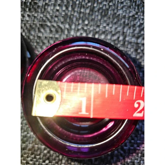 Target Essentials Purple Glass Candle Holders Set of 4 Bubble Stacked Taper Tea - Picture 3 of 6